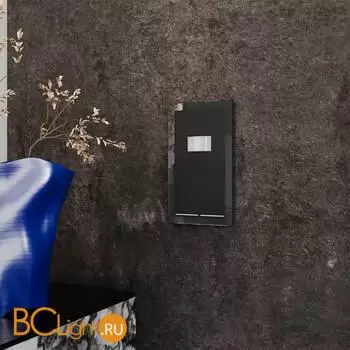 Рамка стеклянная VOLTUM S70 на 2 поста, (черный,стекло) VLS110208 - Фото 2