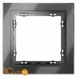 Рамка стеклянная VOLTUM S70 на 1 пост, (титан, стекло) VLS110106 - Фото 0