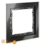 Рамка стеклянная VOLTUM S70 на 1 пост, (титан, стекло) VLS110106 - Фото 1