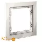 Рамка стеклянная VOLTUM S70 на 1 пост, (кашемир, стекло) VLS110103 - Фото 1