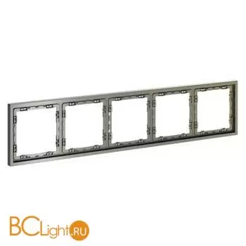 Рамка пластиковая VOLTUM S70 на 5 постов, (шелк) VLS100504 - Фото 1