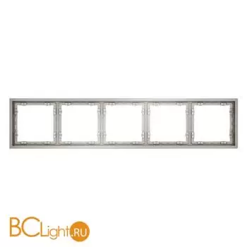 Рамка пластиковая VOLTUM S70 на 5 постов, (кашемир) VLS100503