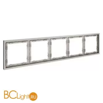 Рамка пластиковая VOLTUM S70 на 5 постов, (кашемир) VLS100503 - Фото 1