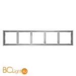 Рамка пластиковая VOLTUM S70 на 5 постов, (кашемир) VLS100503