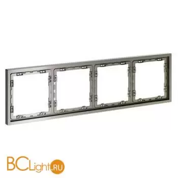 Рамка пластиковая VOLTUM S70 на 4 поста, (шелк) VLS100404 - Фото 1