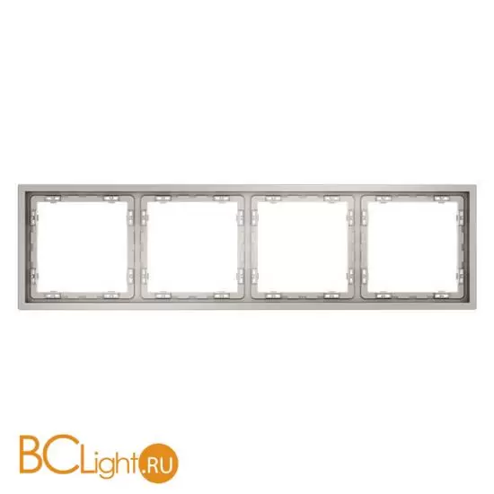 Рамка пластиковая VOLTUM S70 на 4 поста, (кашемир) VLS100403