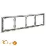 Рамка пластиковая VOLTUM S70 на 4 поста, (кашемир) VLS100403 - Фото 1