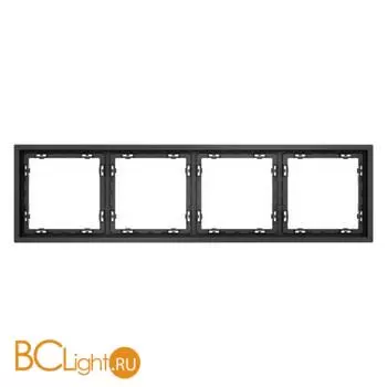 Рамка пластиковая VOLTUM S70 на 4 поста, (графит) VLS100407