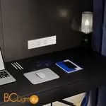 Рамка пластиковая VOLTUM S70 на 4 поста, (белый глянцевый) VLS100401 - Фото 2