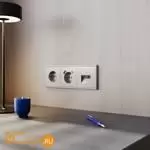 Рамка пластиковая VOLTUM S70 на 3 поста, (шелк) VLS100304 - Фото 2