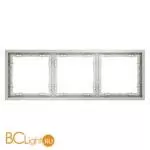 Рамка пластиковая VOLTUM S70 на 3 поста, (кашемир) VLS100303