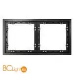 Рамка пластиковая VOLTUM S70 на 2 поста, (титан) VLS100206 - Фото 0