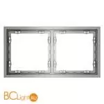 Рамка пластиковая VOLTUM S70 на 2 поста, (сталь) VLS100205