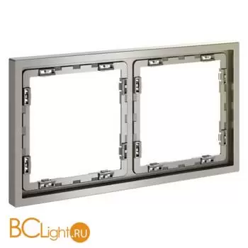 Рамка пластиковая VOLTUM S70 на 2 поста, (шелк) S70 VLS100204 - Фото 1