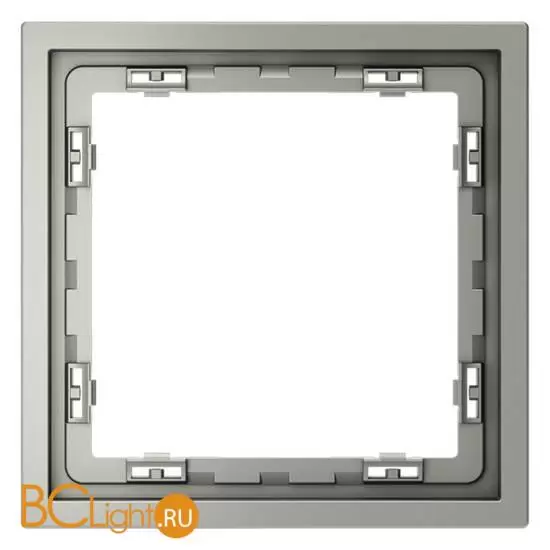 Рамка пластиковая VOLTUM S70 на 1 пост, (сталь) VLS100105