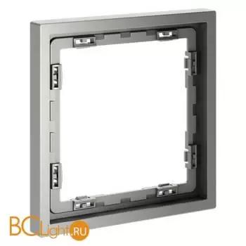 Рамка пластиковая VOLTUM S70 на 1 пост, (сталь) VLS100105 - Фото 1