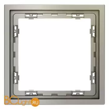 Рамка пластиковая VOLTUM S70 на 1 пост, (шелк) VLS100104