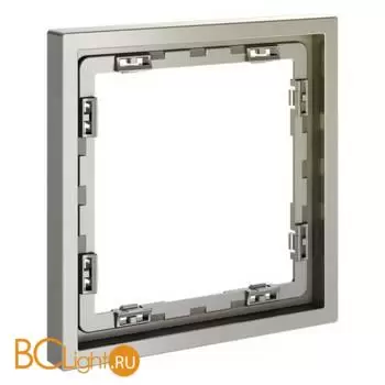 Рамка пластиковая VOLTUM S70 на 1 пост, (шелк) VLS100104 - Фото 1