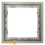 Рамка пластиковая VOLTUM S70 на 1 пост, (шелк) VLS100104