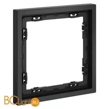 Рамка пластиковая VOLTUM S70 на 1 пост, (графит) VLS100107 - Фото 1