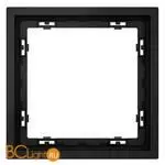Рамка пластиковая VOLTUM S70 на 1 пост, (черный матовый) VLS100108