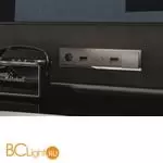 Рамка стеклянная VOLTUM S70 на 5 постов, (титан, стекло) VLS110506 - Фото 4