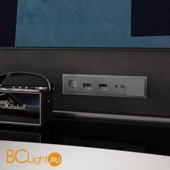 Рамка стеклянная VOLTUM S70 на 5 постов, (шелк, стекло) VLS110504 - Фото 2