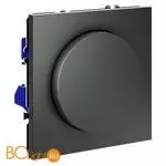 Светорегулятор встраиваемый VOLTUM S70 поворотно-нажимной 600 Вт, (титан) VLS070306 - Фото 1