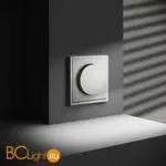 Светорегулятор встраиваемый VOLTUM S70 поворотно-нажимной 600 Вт, (сталь) VLS070305 - Фото 4