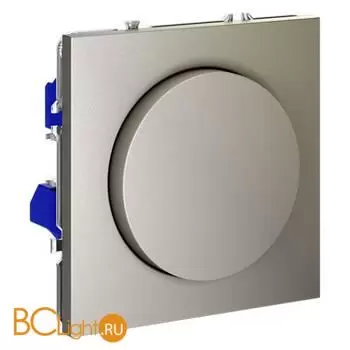 Светорегулятор встраиваемый VOLTUM S70 поворотно-нажимной 600 Вт, (шелк) VLS070304 - Фото 1