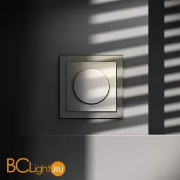 Светорегулятор встраиваемый VOLTUM S70 поворотно-нажимной 600 Вт, (шелк) VLS070304 - Фото 3