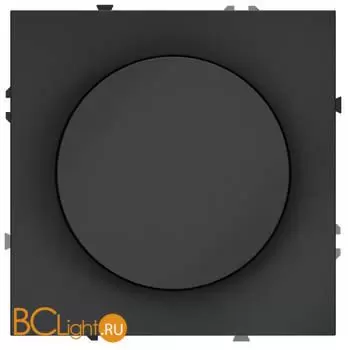 Светорегулятор встраиваемый VOLTUM S70 поворотно-нажимной 600 Вт, (графит) VLS070307