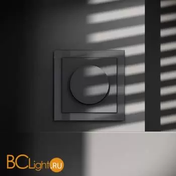 Светорегулятор встраиваемый VOLTUM S70 поворотно-нажимной 600 Вт, (графит) VLS070307 - Фото 3