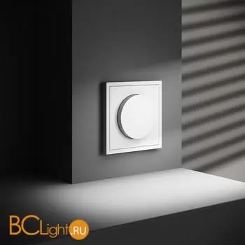 Светорегулятор встраиваемый VOLTUM S70 поворотно-нажимной 600 Вт, (белый матовый) VLS070302 - Фото 4