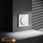 Светорегулятор встраиваемый VOLTUM S70 поворотно-нажимной 600 Вт, (белый глянцевый) VLS070301 - Фото 4