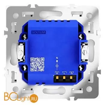 Датчик движения встраиваемый VOLTUM S70, (белый глянцевый) VLS070501 - Фото 1