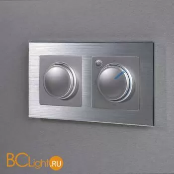 Рамка на 2 поста (алюминий) Werkel Aluminium W0021706 a050957 - Фото 1