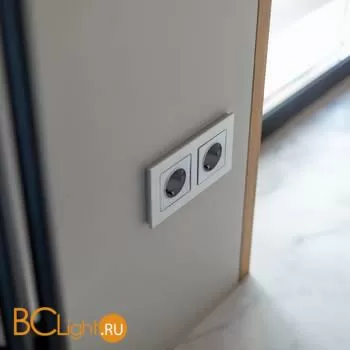 Рамка на 2 поста (алюминий) Werkel Aluminium W0021706 a050957 - Фото 5