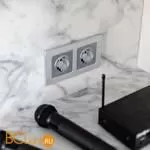 Рамка на 2 поста (алюминий) Werkel Aluminium W0021706 a050957 - Фото 6