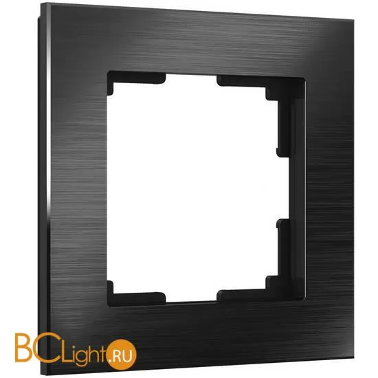Рамка на 1 пост (черный алюминий) Werkel Aluminium W0011708 a050949