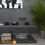 Рамка на 3 поста (черный алюминий) Werkel Aluminium W0031708 a050952 - Фото 1