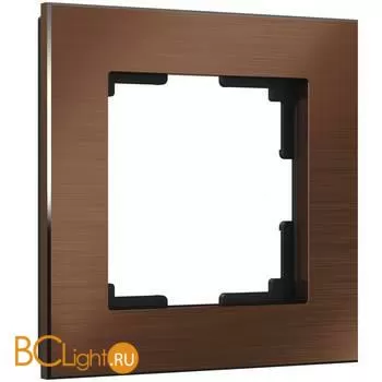 Рамка на 1 пост (коричневый алюминий) Werkel Aluminium W0011714 a050954