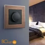 Рамка на 1 пост (коричневый алюминий) Werkel Aluminium W0011714 a050954 - Фото 0