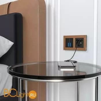 Рамка на 2 поста (коричневый алюминий) Werkel Aluminium W0021714 a050959 - Фото 3