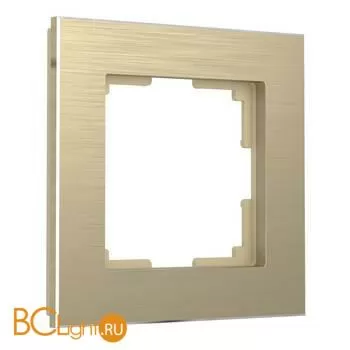 Рамка на 1 пост (шампань алюминий) Werkel Aluminium W0011711 a052312