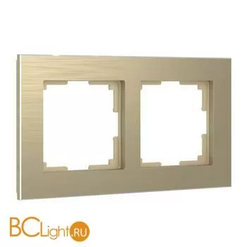 Рамка на 2 поста (шампань алюминий) Werkel Aluminium W0021711 a052313