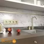 Рамка на 4 поста (шампань алюминий) Werkel Aluminium W0041711 a052315 - Фото 0