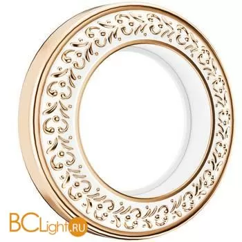 Рамка на 1 пост (белое золото) Werkel Antik Runda W0015023 a050981