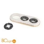 Рамка на 3 поста (белое золото) Werkel Antik Runda W0035023 a050985 - Фото 1