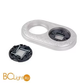 Рамка на 2 поста (жемчужный) Werkel Antik Runda W0025021 a050989 - Фото 3